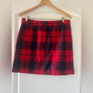 Entro Plaid Mini Skirt